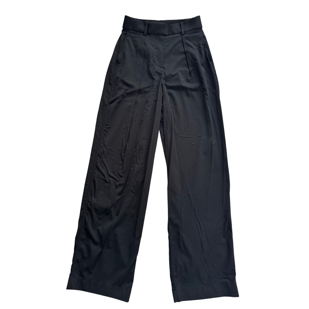 Lululemon Pleat-Front High-Rise Trouser *Regular Black W5GQ3S Size 2